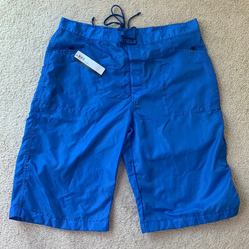 Royal Blue Ballet Warmup Parachute Pants L NWT